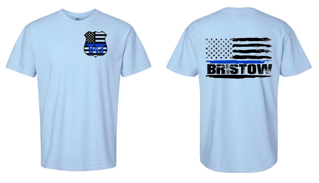 Taylor Bristow Flag #1 Blue Tee