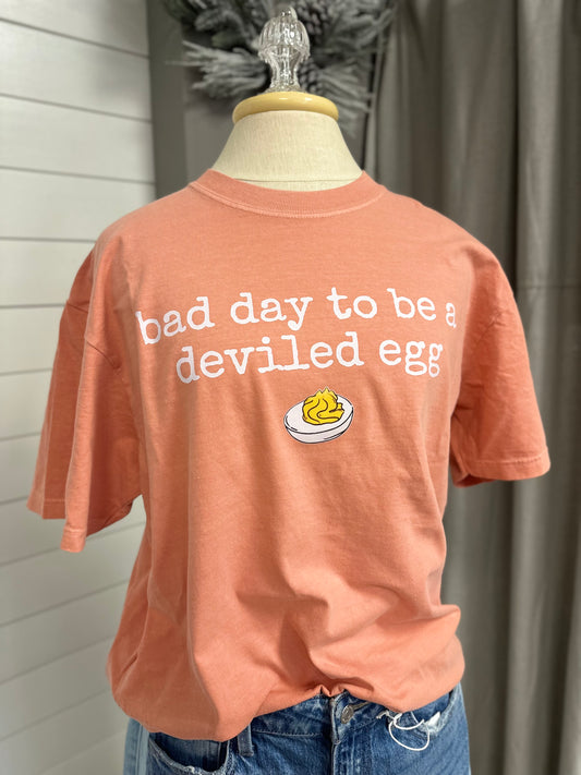 Bad day to be a deviled egg short Sleeve/ Long Sleeve/ Sweatshirt