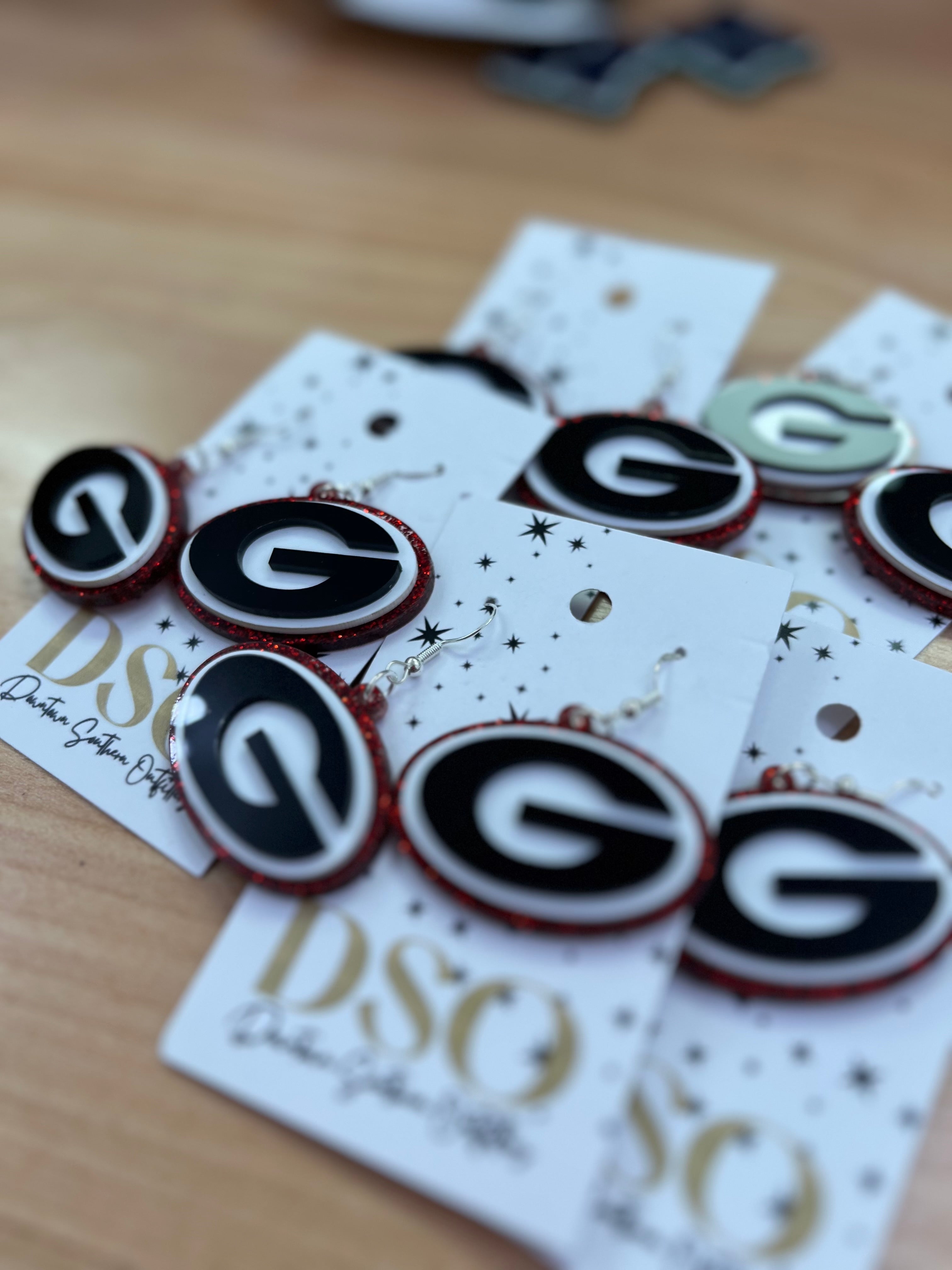 G Glitter Dangles