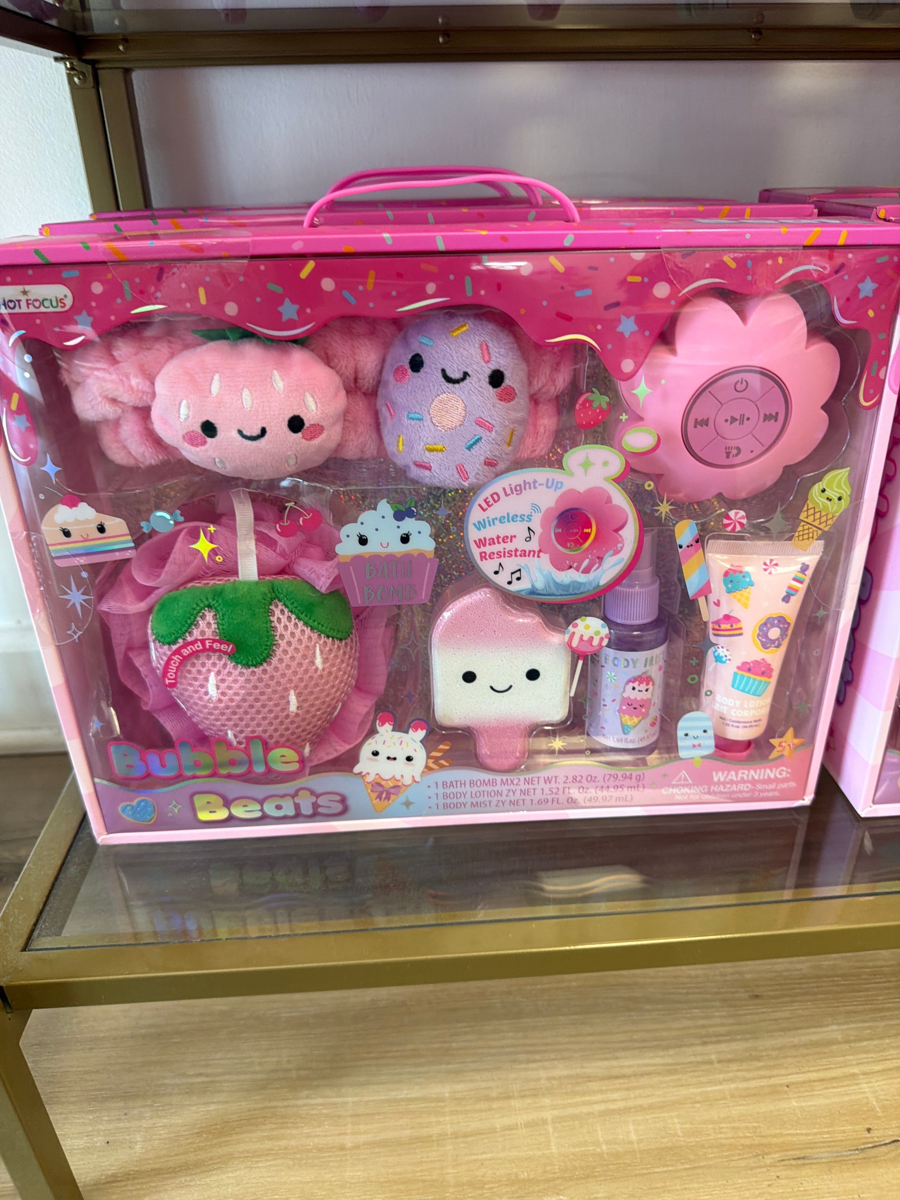Hot Focus Bubble Beats Spa Gift Set