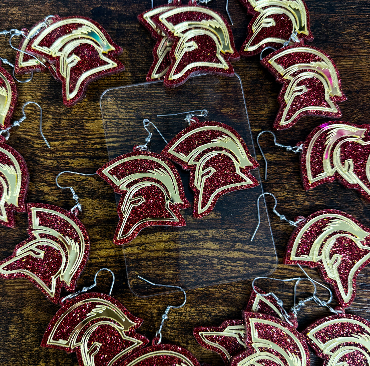 PRE ORDER South Paulding Spartans Mascot Dangles