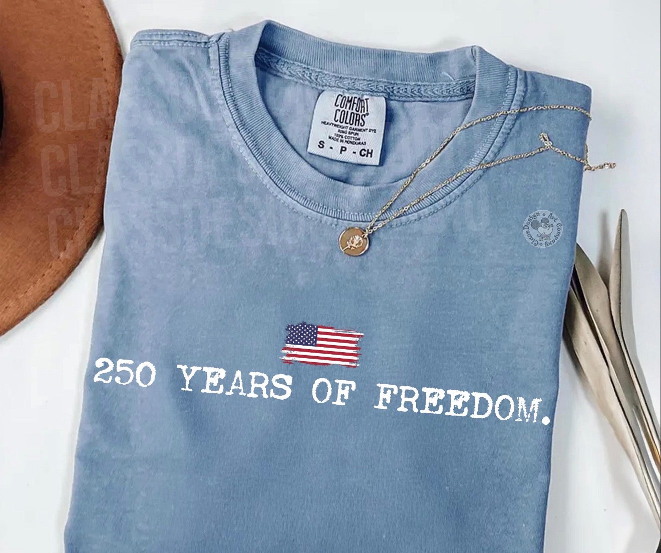250 years of freedom - blue jean