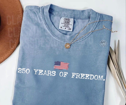 250 years of freedom - blue jean