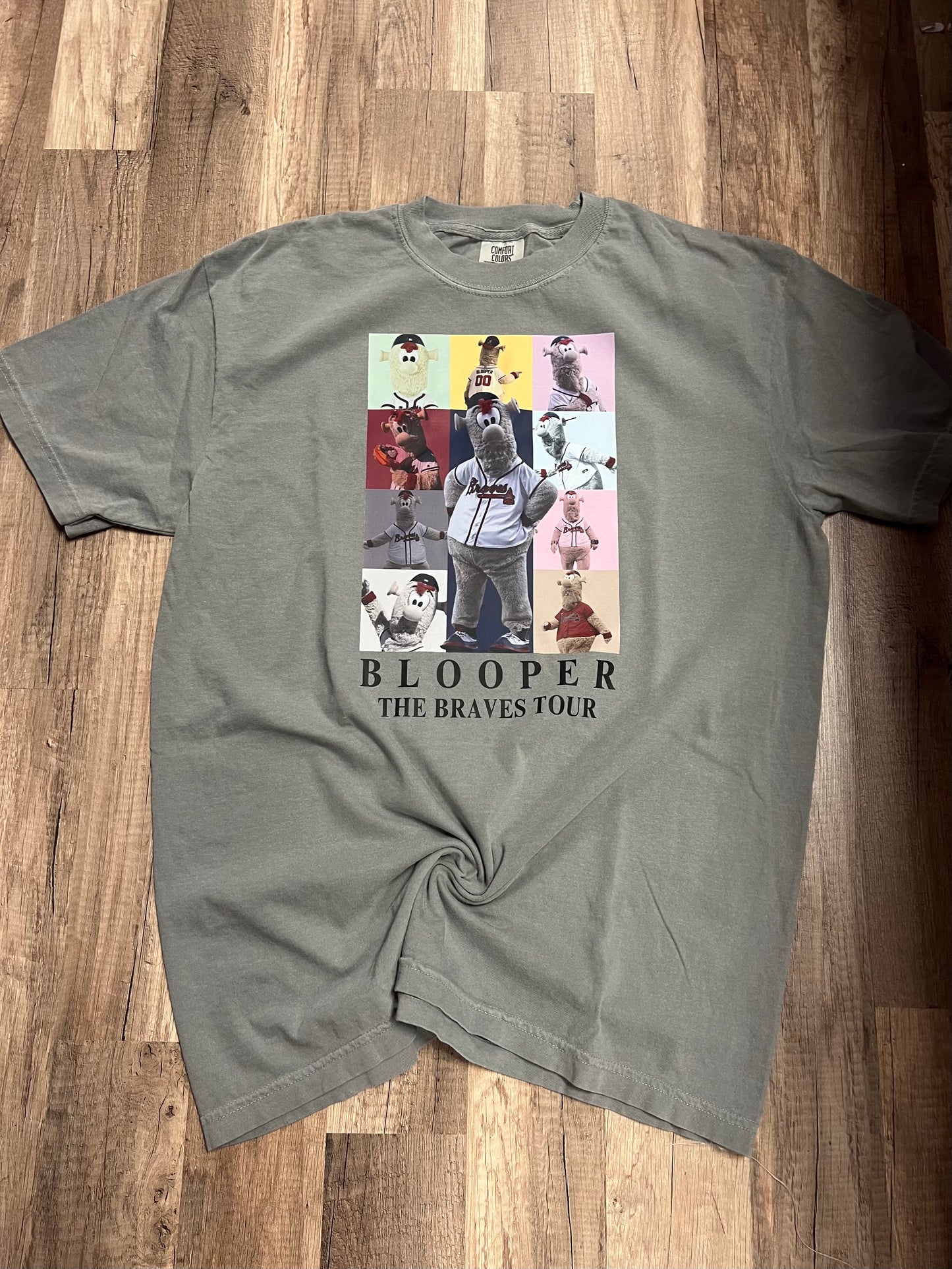 The Braves tour blooper CC tee