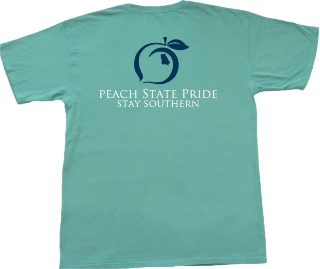 Peach State Pride Classic Stay Southern Short Sleeve - Seafoam