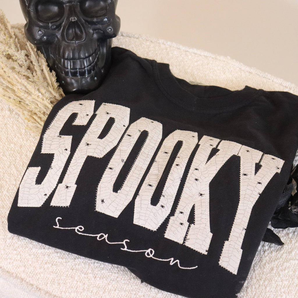 Halloween Spooky Season Short Sleeve: Large