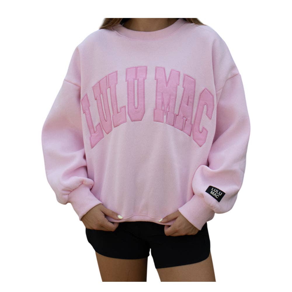 LULU MAC PINK SWEATSHIRT
