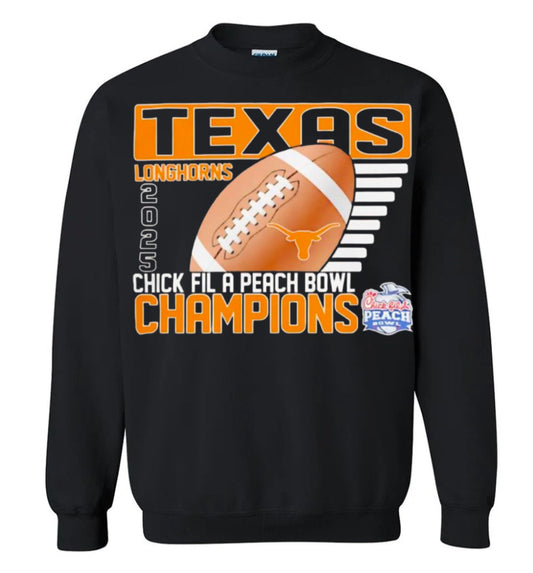 Texas Longhorns Peach Bowl Champions Black 2