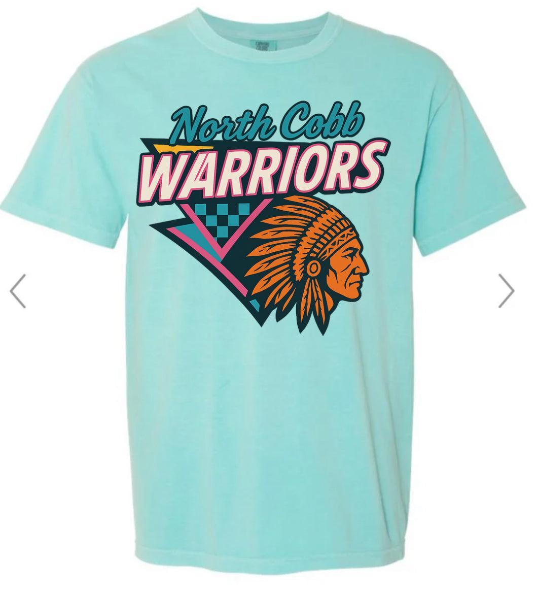 North Cobb Warriors Retro Colorful