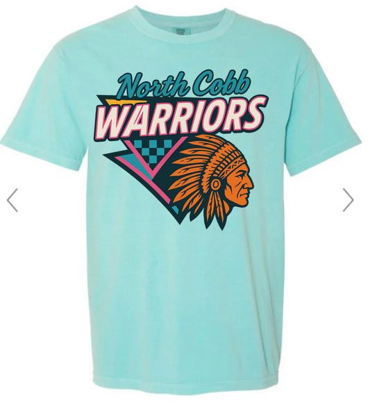 North Cobb Warriors Retro Colorful