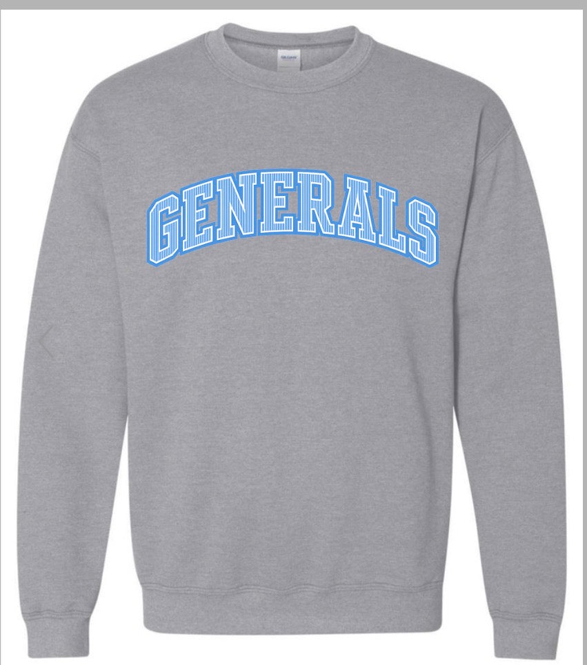 Generals seersucker on grey