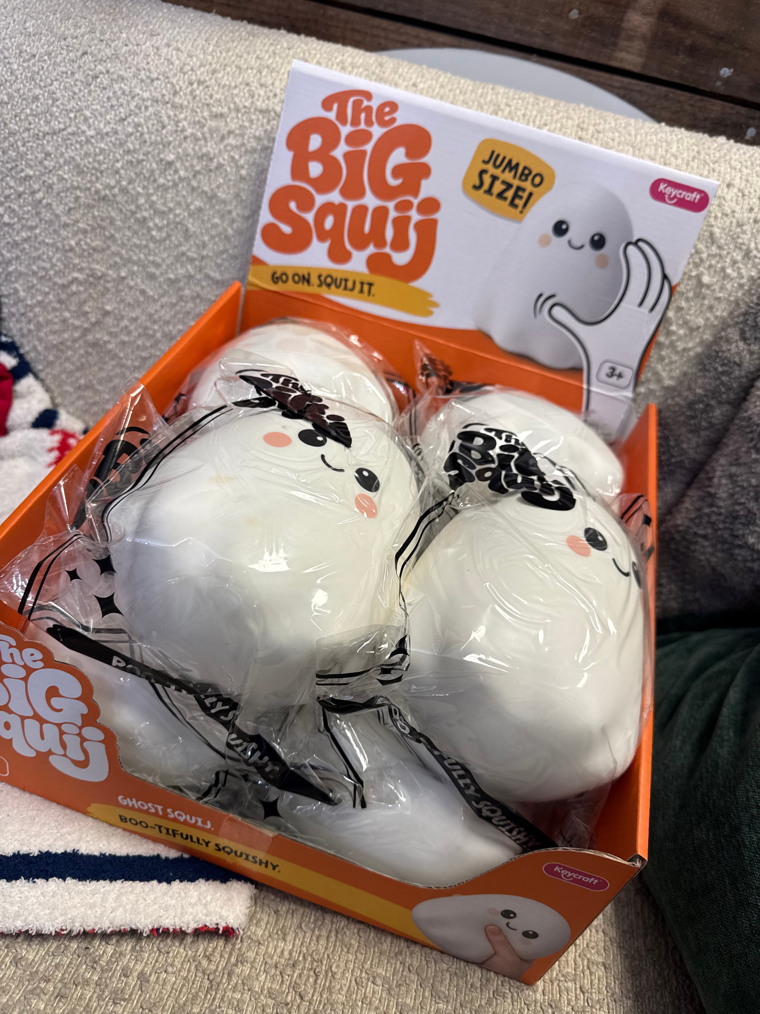 The Big Squji - ghost jumbo squishy