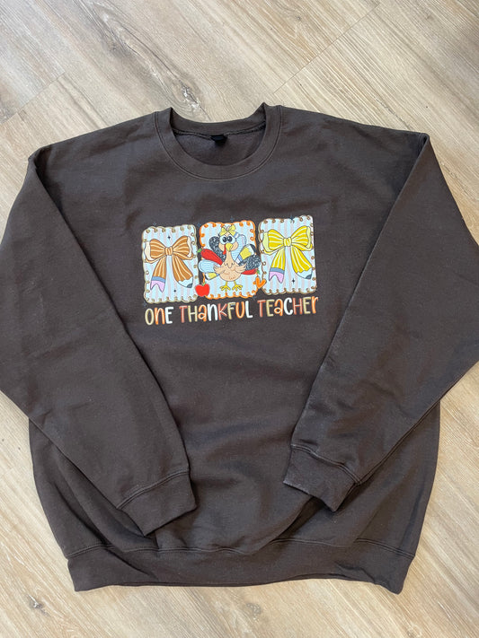 One Thankful Teacher Tee/ Long Sleeve/ Sweatshirt