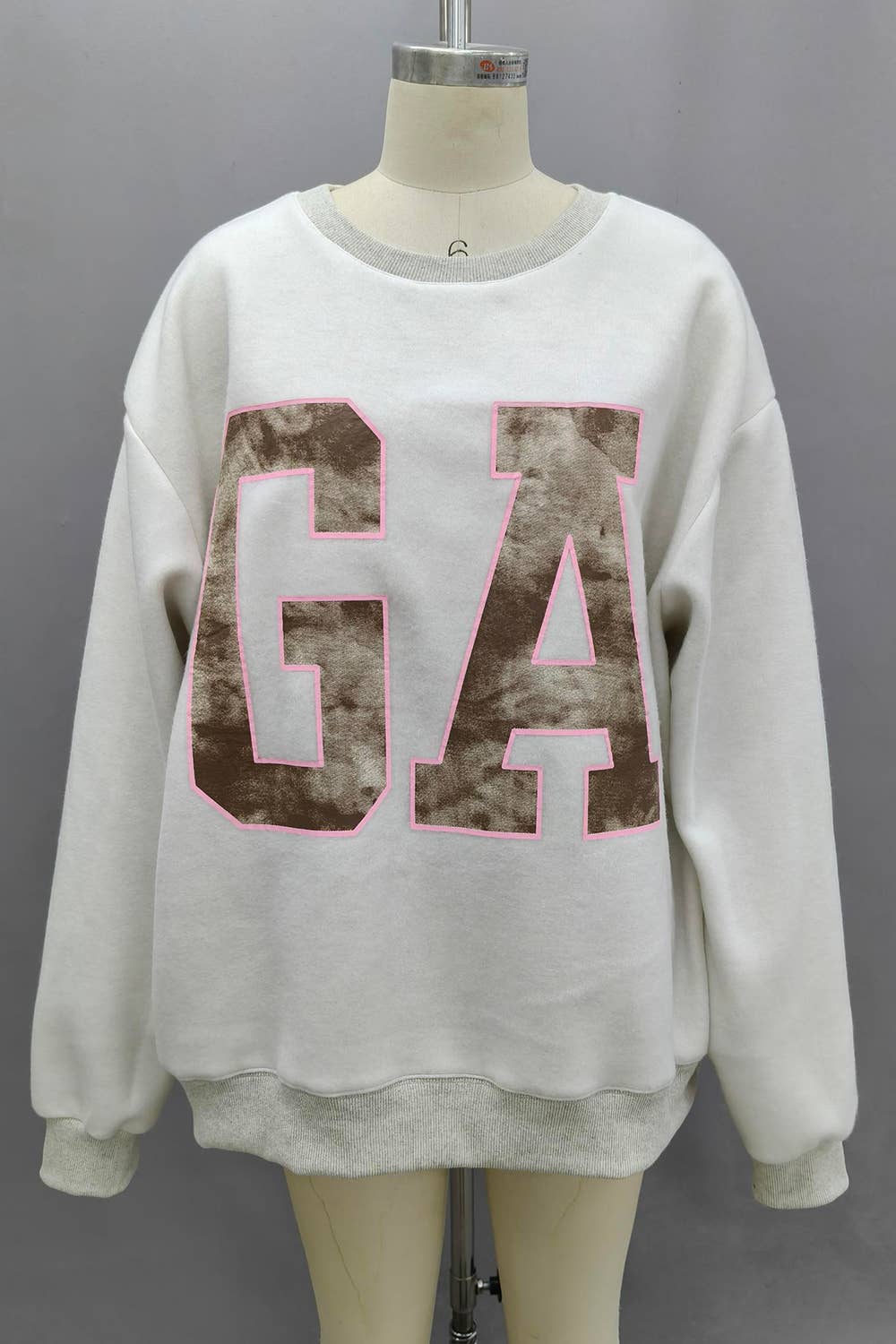 GEORGIA Reversible Varsity Fleece Mockneck Sweatshirt