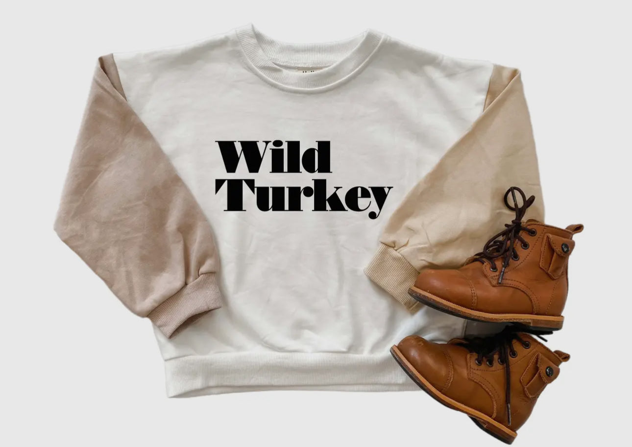 Youth Wild Turkey Colorblock Sweatshirt