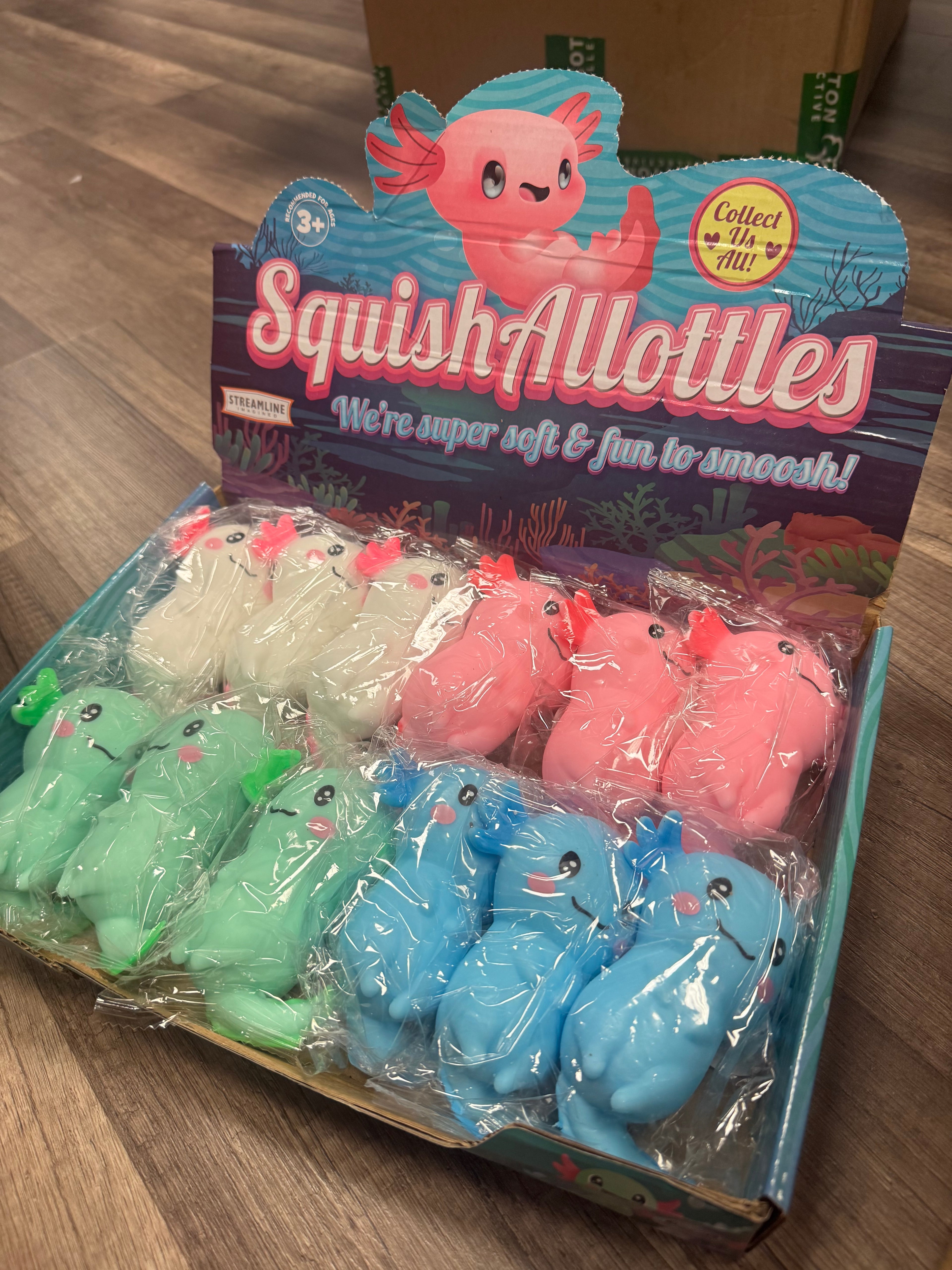 Squishallotlls Axolotls Assorted squishy