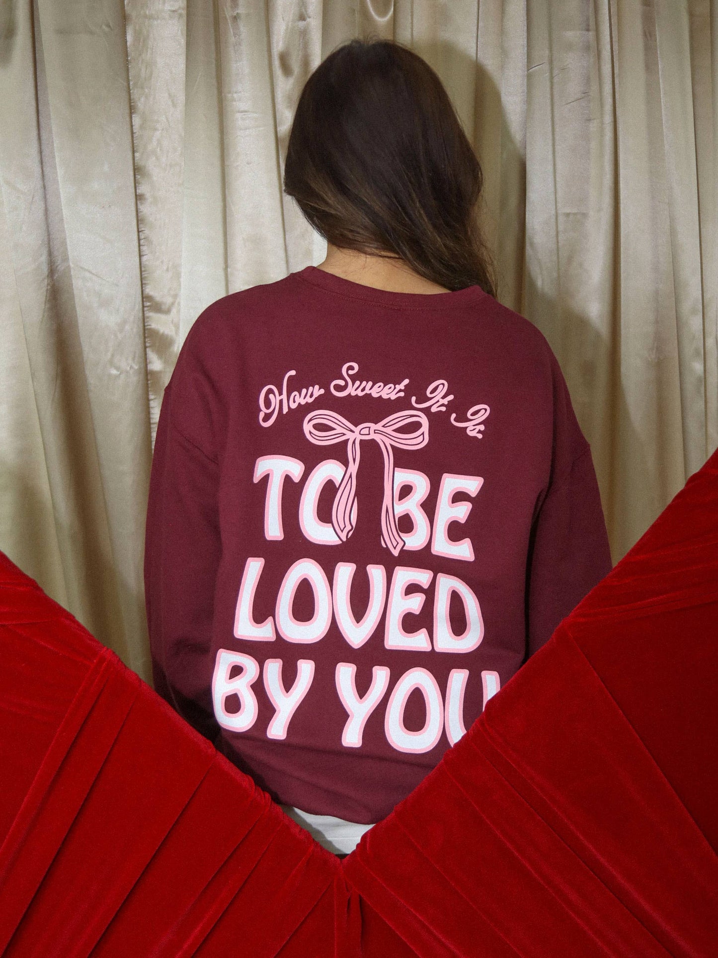 F+S: SO THIS IS LOVE SWEATSHIRT (FRONT + BACK)