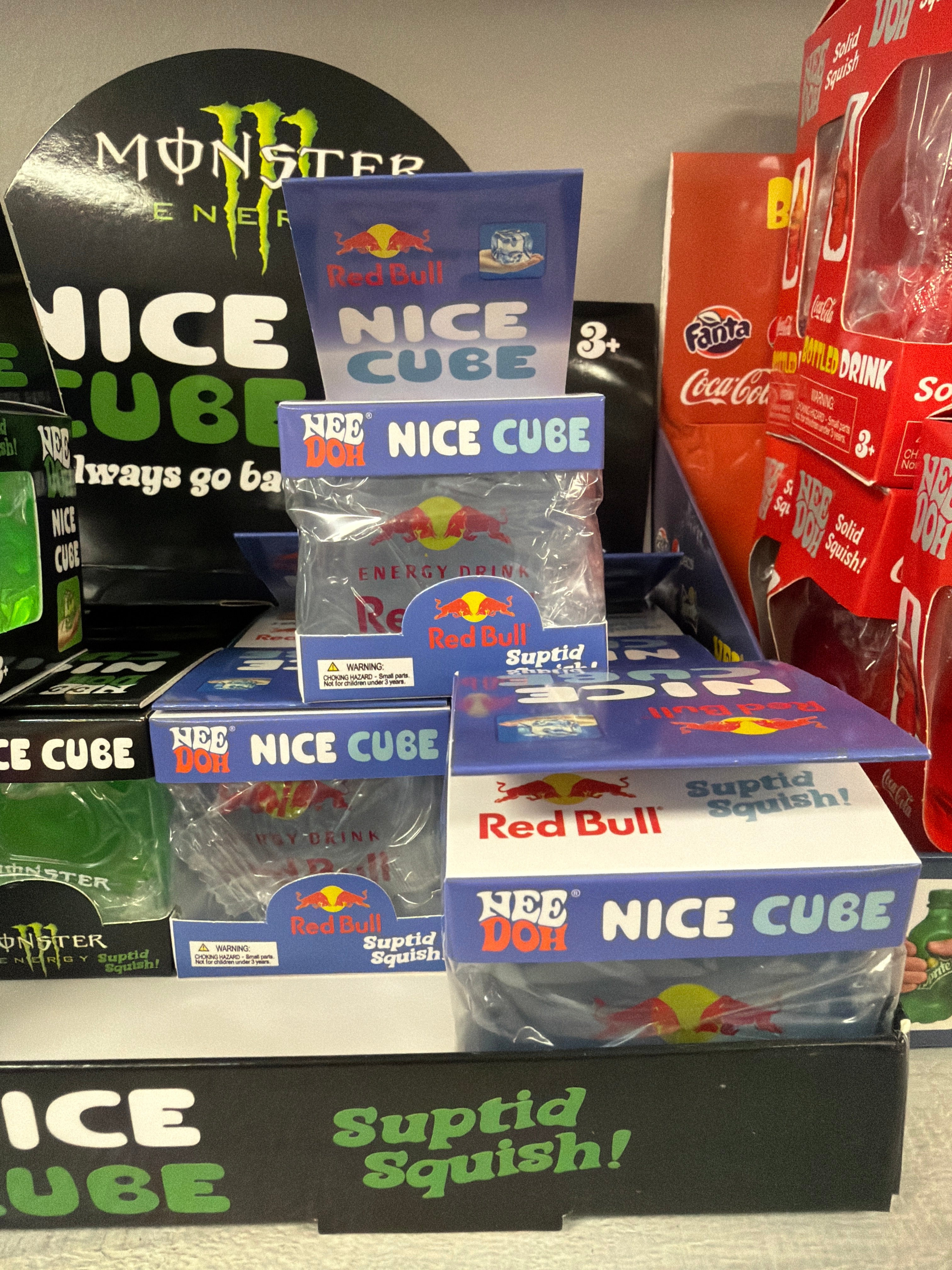 Red Bull Nice Cube Squishy