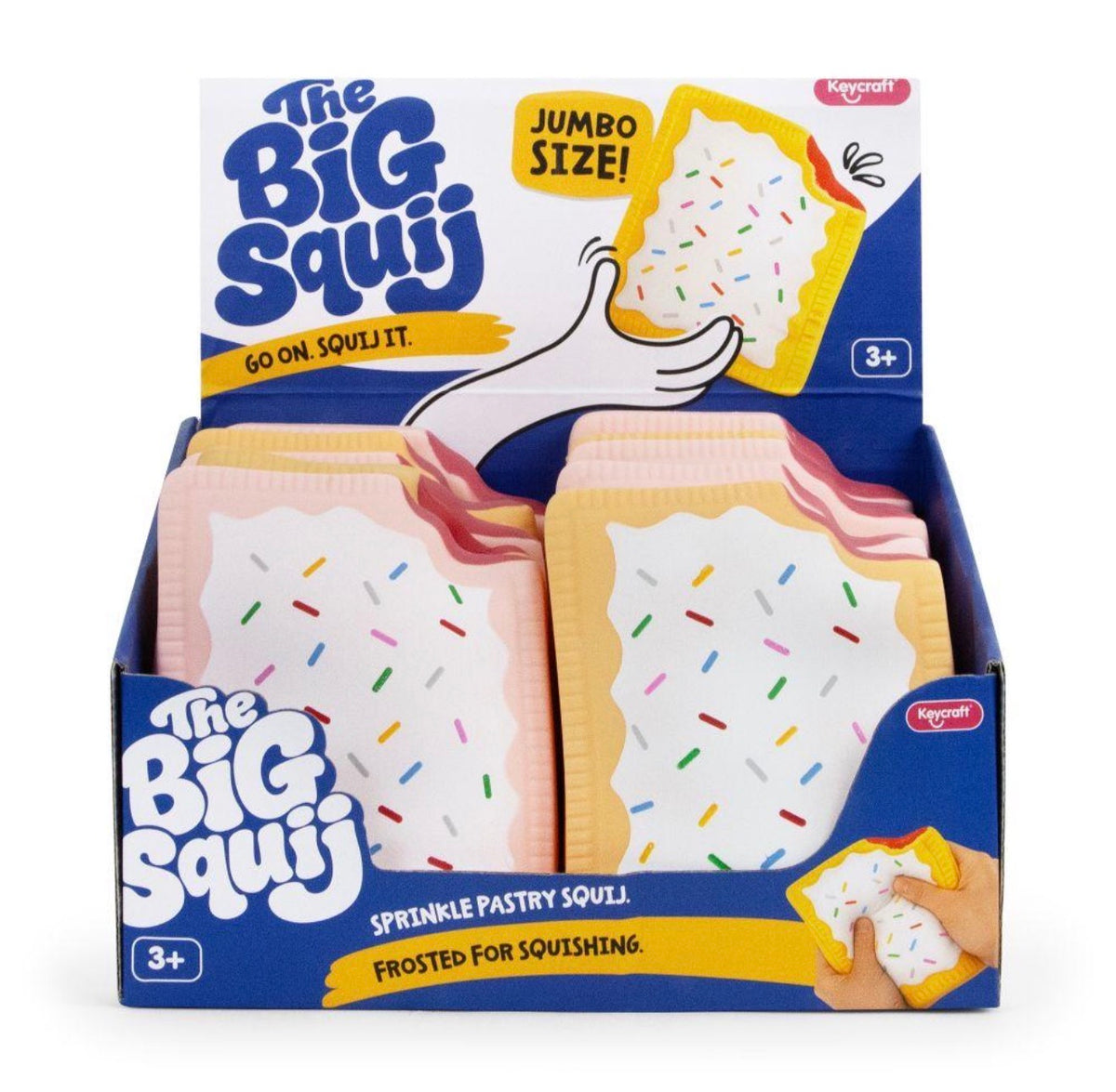 The Big Squiji- Poptart Pastry Squishy Jumbo- Keycraft