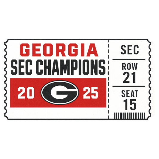 TSHIRT BAR- Georgia sec champions ticket
