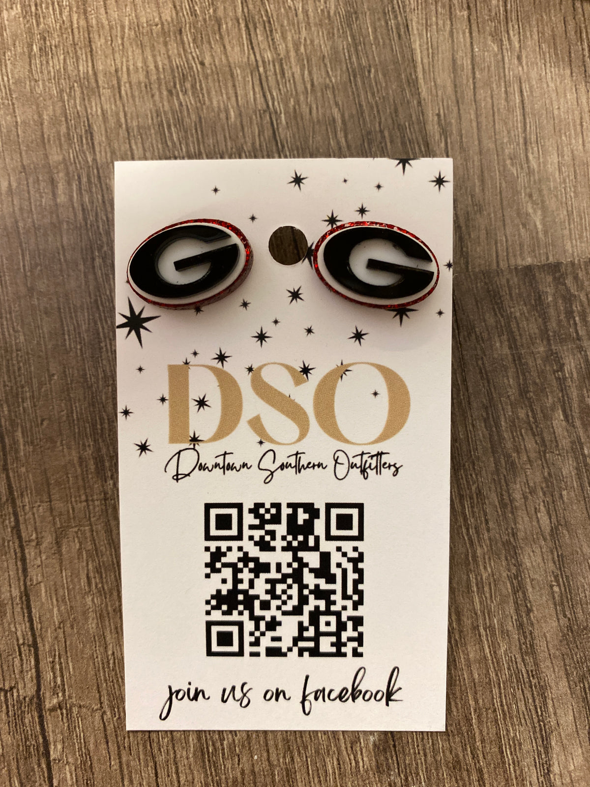 Georgia Logo Stud Earrings