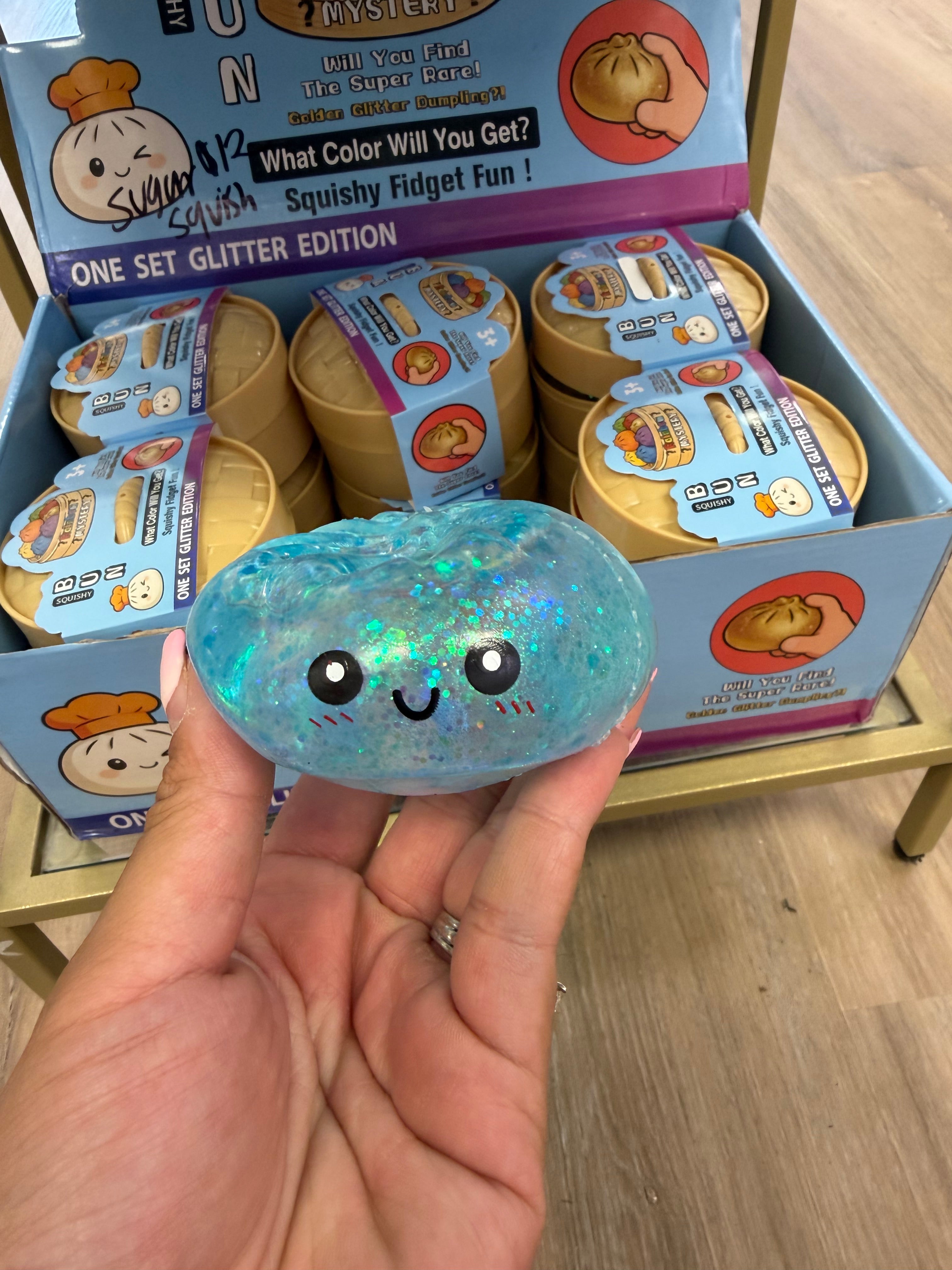 Mystery glitter dumpling- (sugar gel needoh feel)