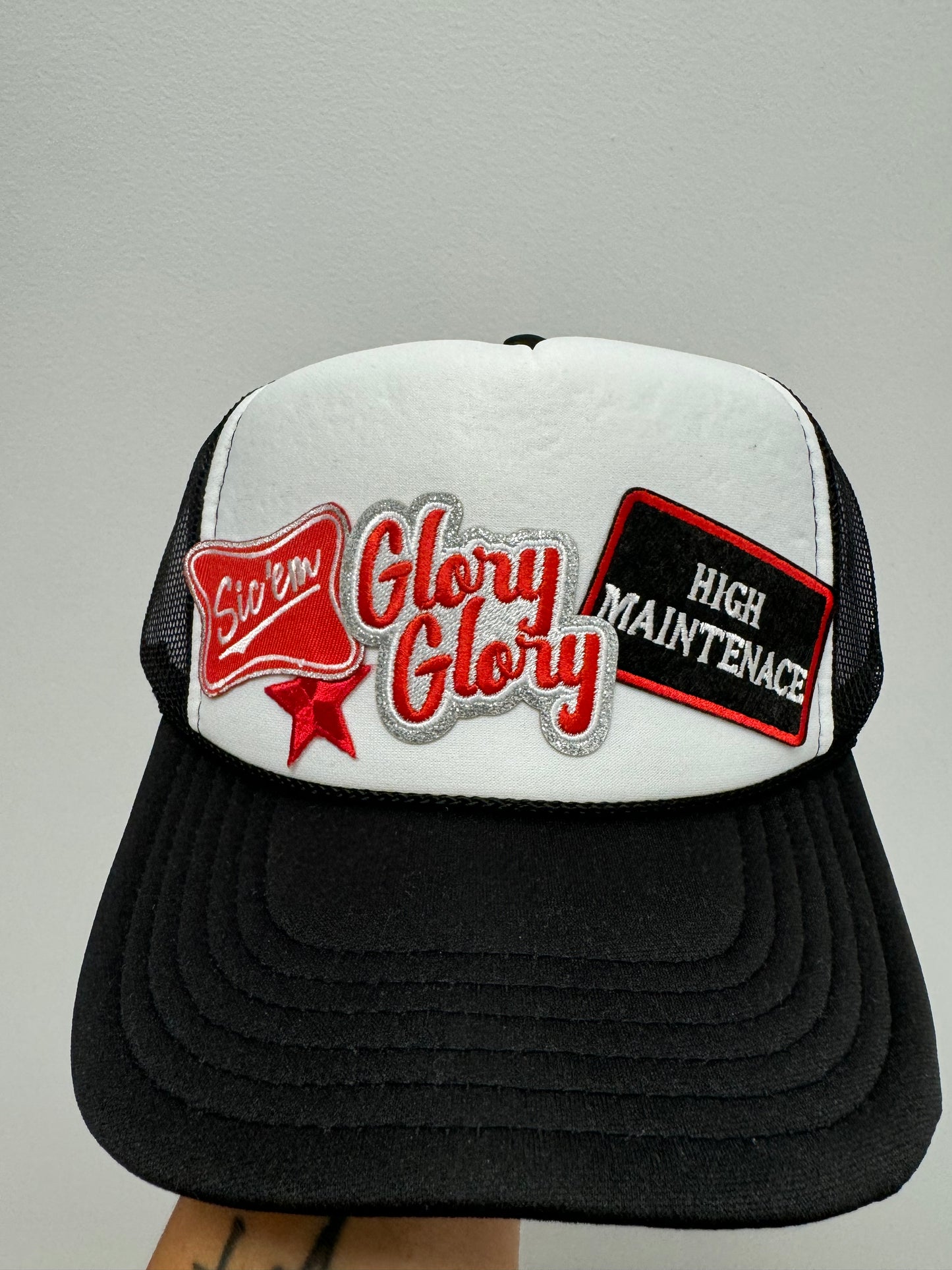 Glory Glory, High Maintenace Sic Em Trucker Hat