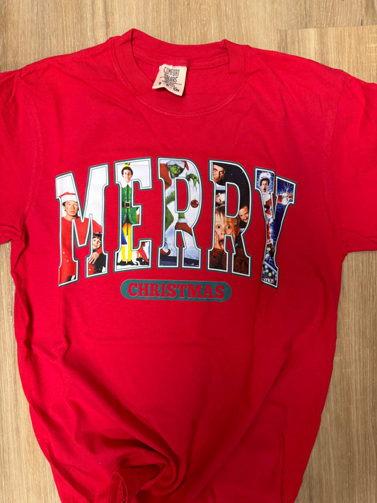 Merry Christmas Movies Tee