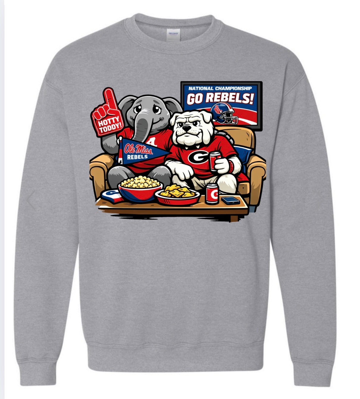 Georgia and Alabama rooting ole miss