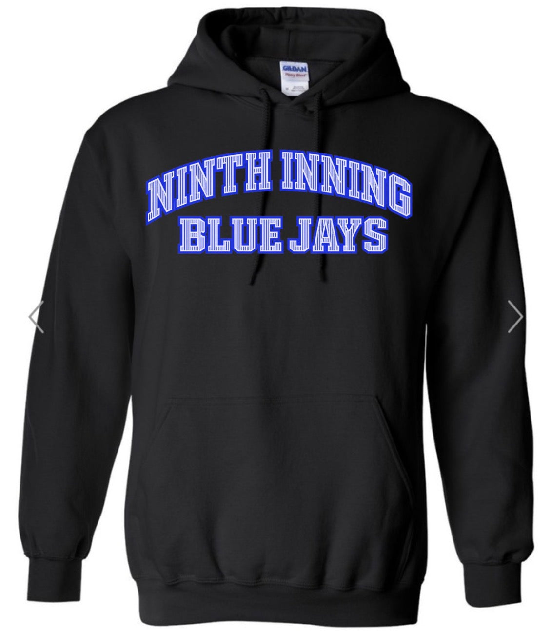 Ninth Inning Blue Jays Black Hoodie