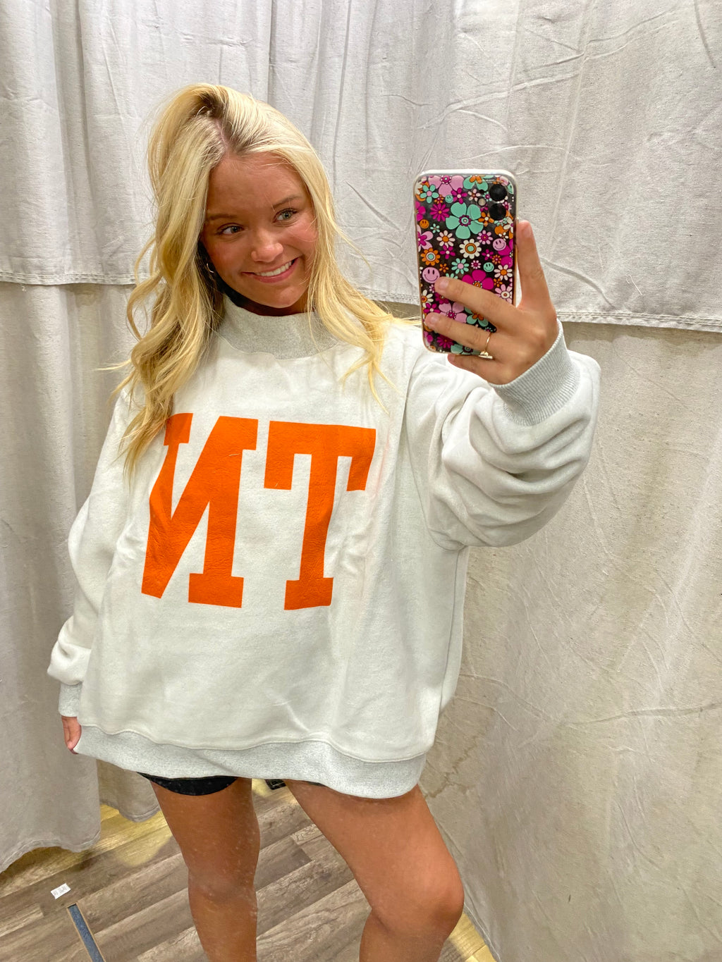 Tennessee reversible MOCKNECK SWEATSHIRT