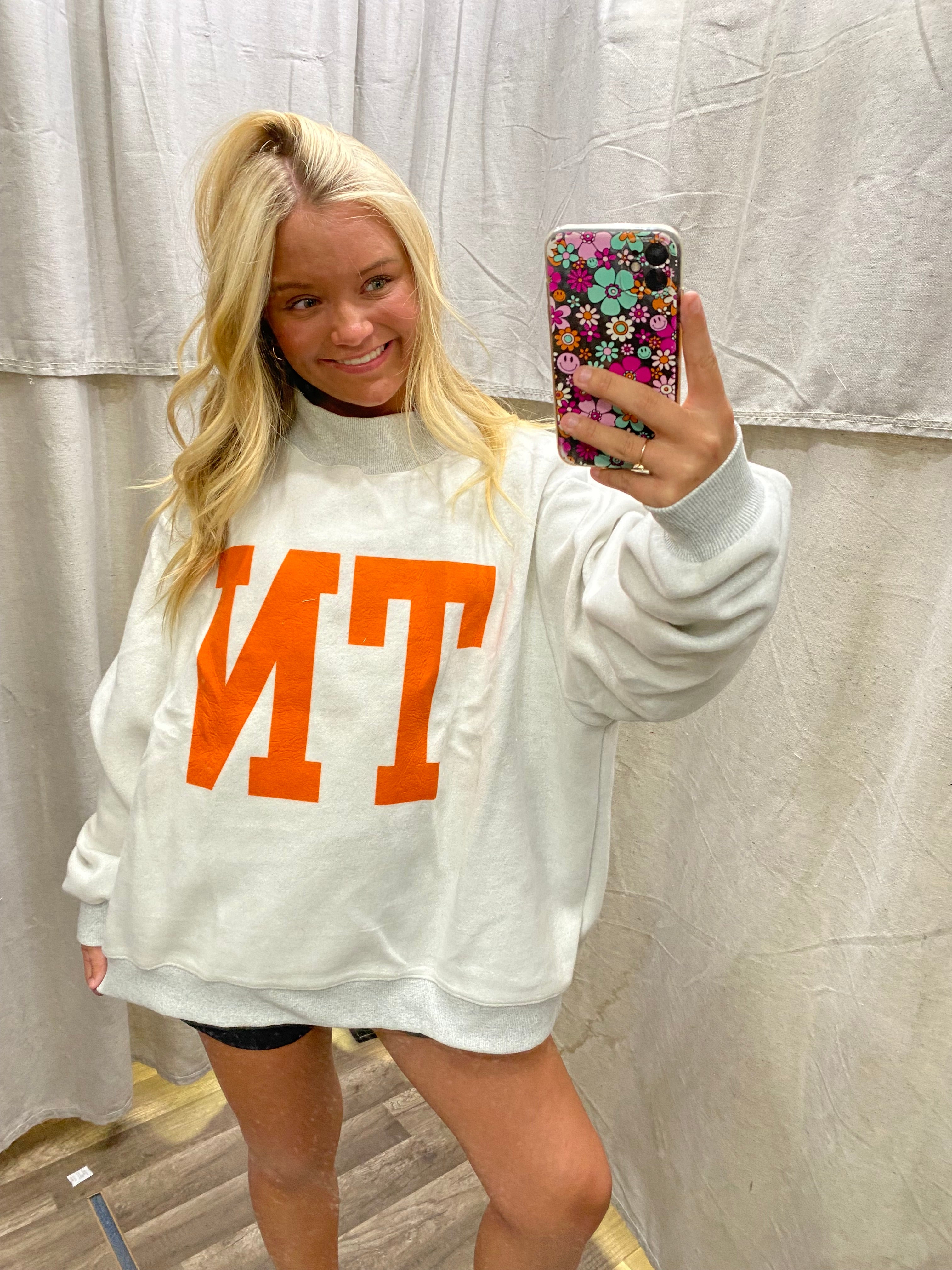 Tennessee reversible MOCKNECK SWEATSHIRT