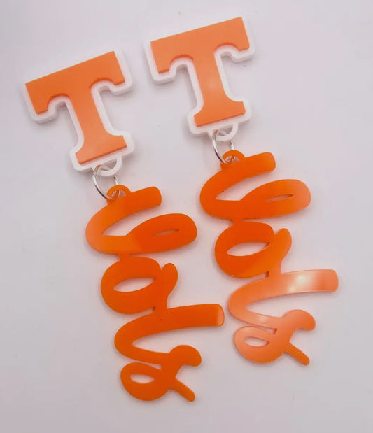 Tennessee Volunteers Dangle Earring