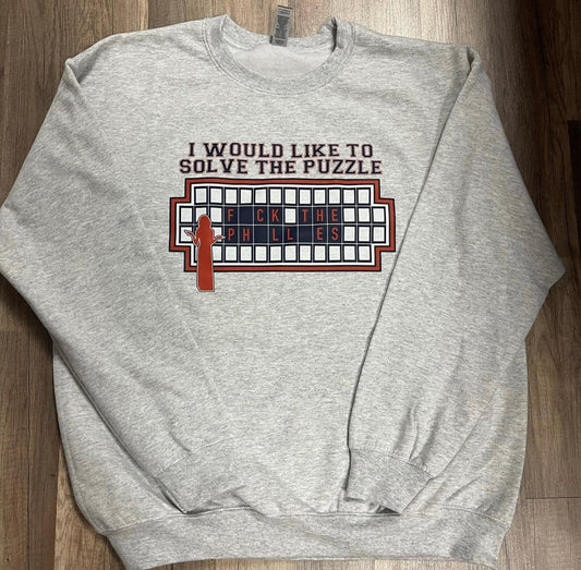 I’d like to solve the puzzle Sweatshirt