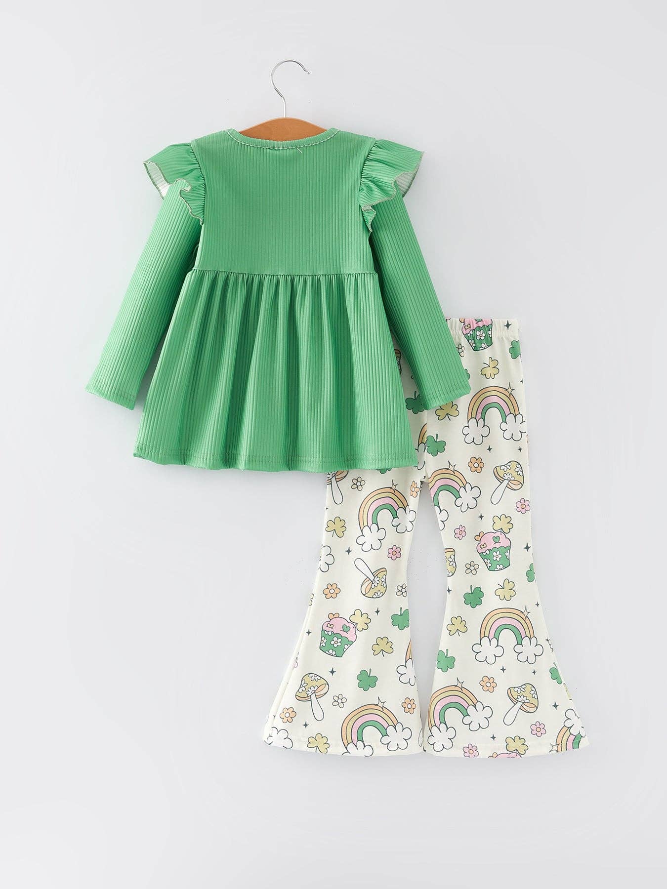 St. Patrick's Day Printed Girls Outfit Set size 7