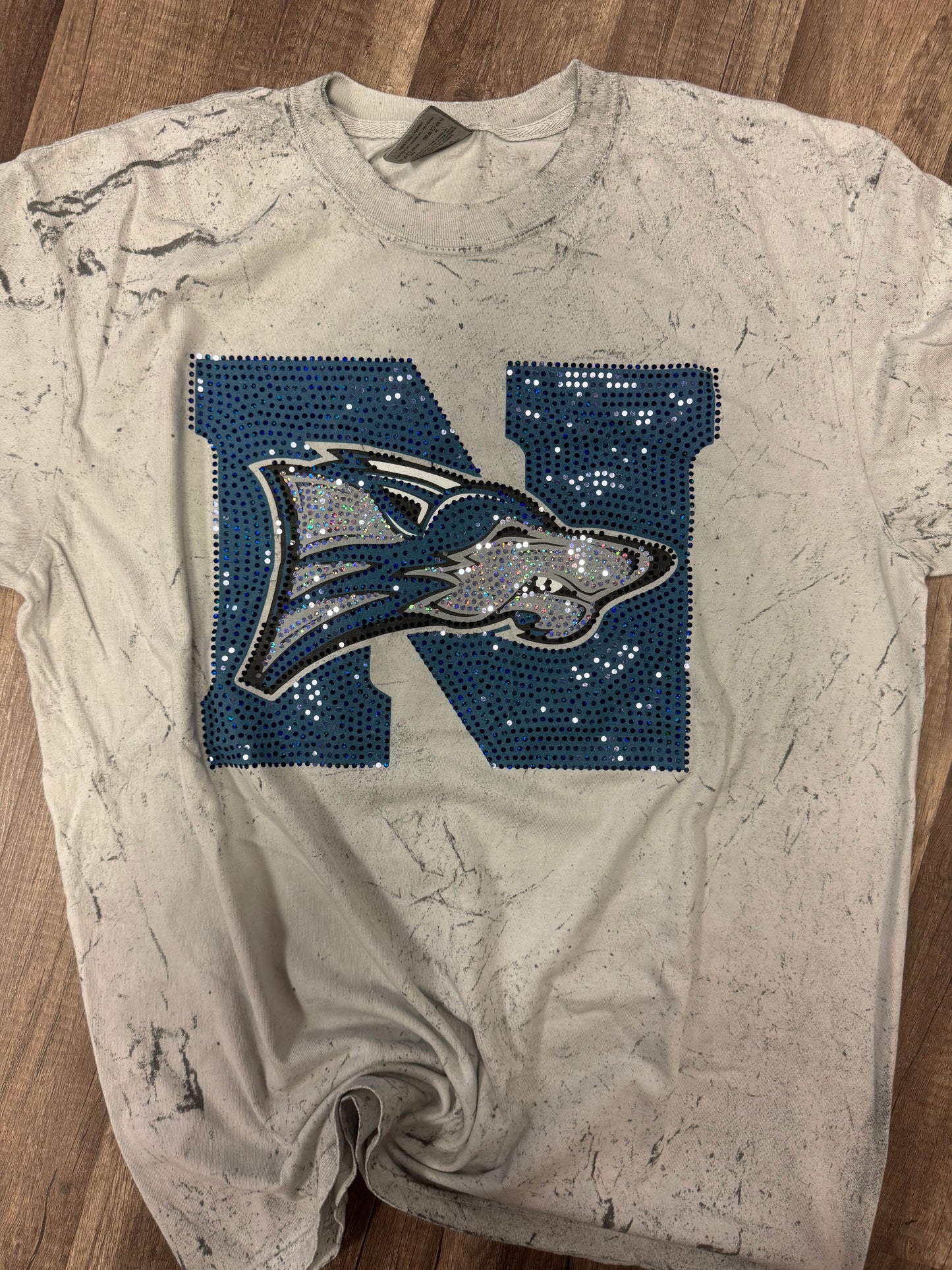 North Paulding Wolfpack Mascot Sequin Tee