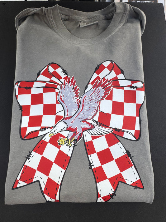 Mt Zion Eagles Checkered Big Bow