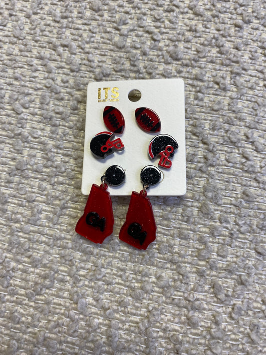 Georgia 3 pack acrylic earrings