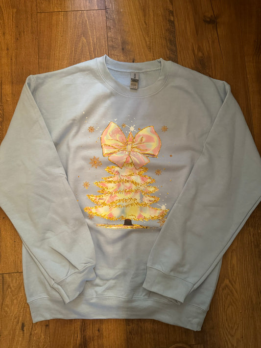 Iridescent Christmas Tree Sweatshirt