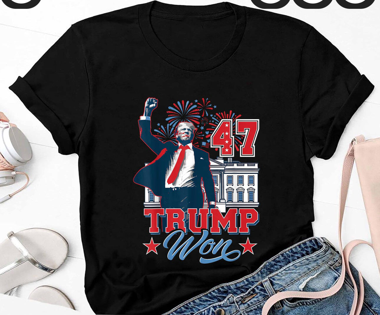 Trump won 47 tee