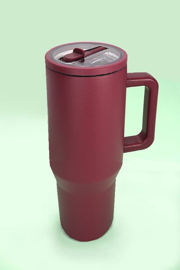 40oz SPILL FREE STAINLESS STEEL VACUUM TUMBLER | DT1206: WINE