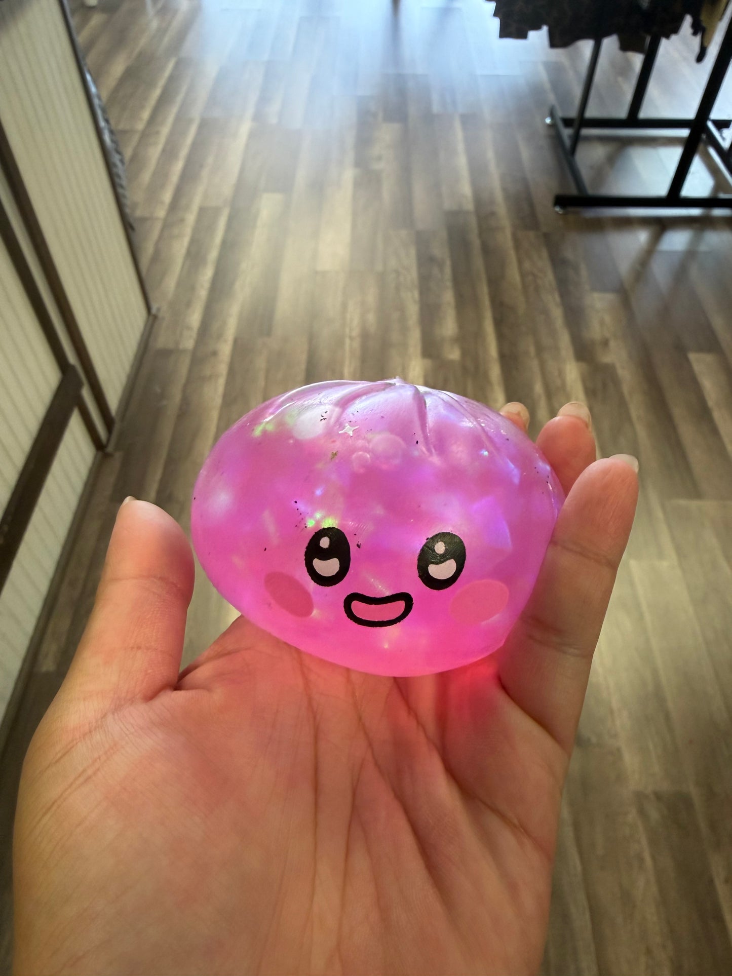 Holographic gel squishy dumpling