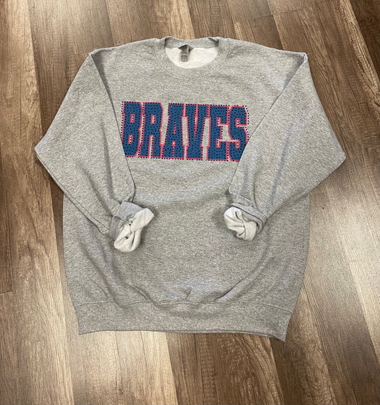 Braves Sequin Sweatshirt