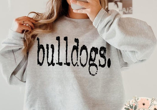Bulldogs simple distressed