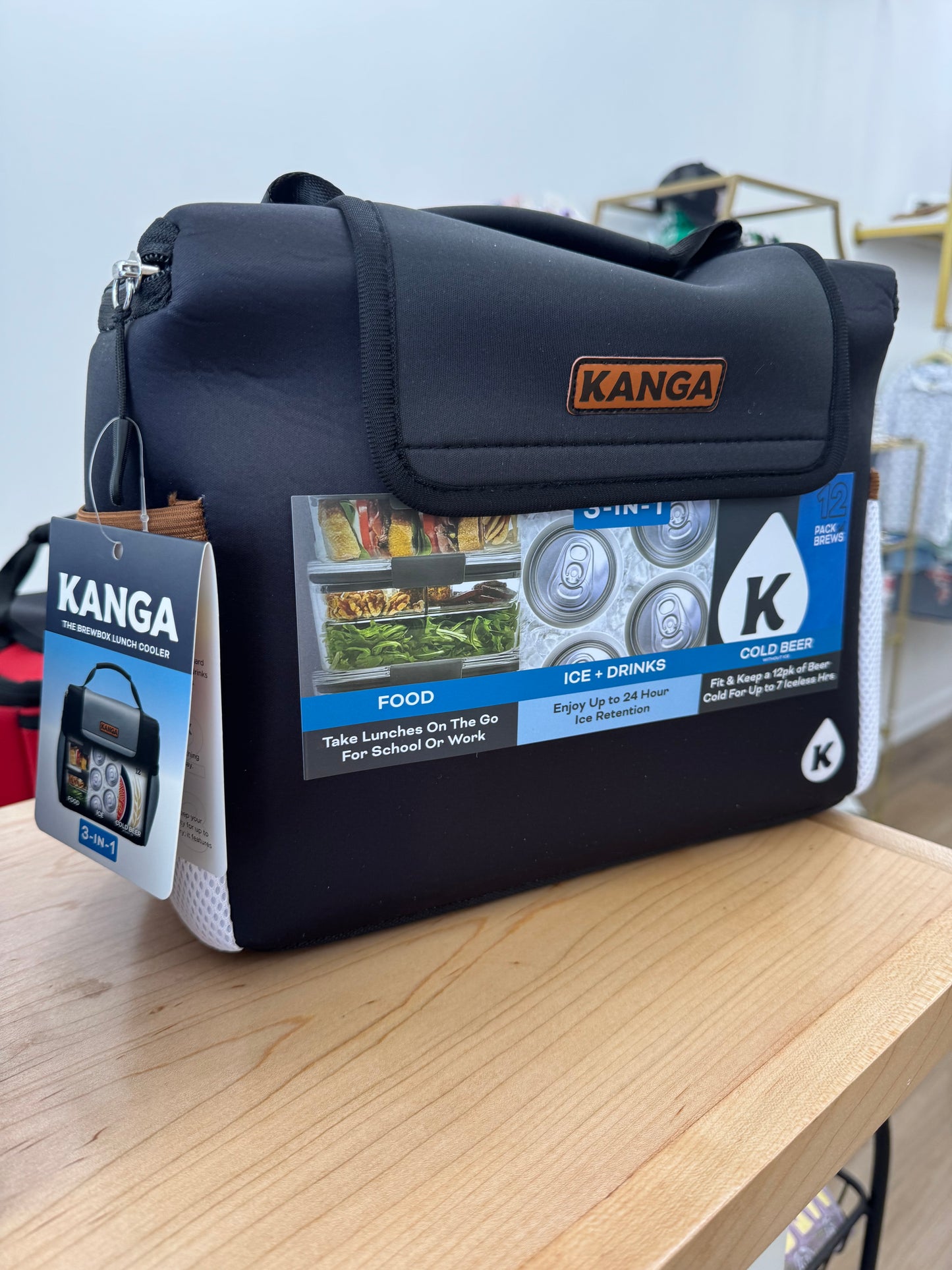 Gibson BrewBox (black,camel white) - Kanga Coolers