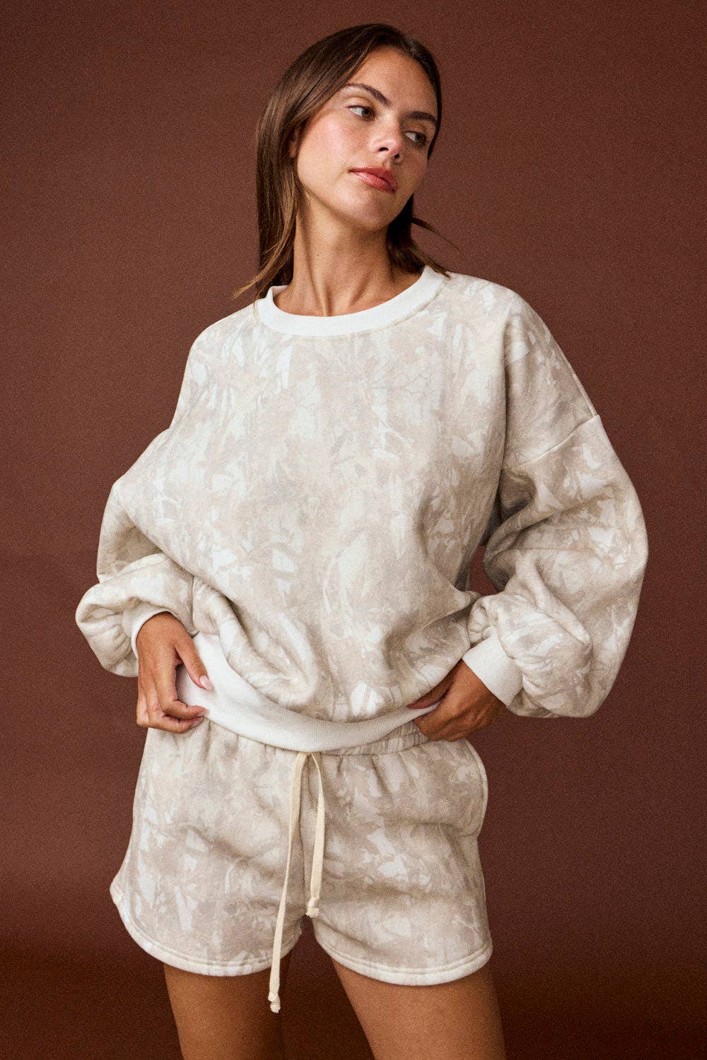 Woodland Camo Crewneck Set: Camo