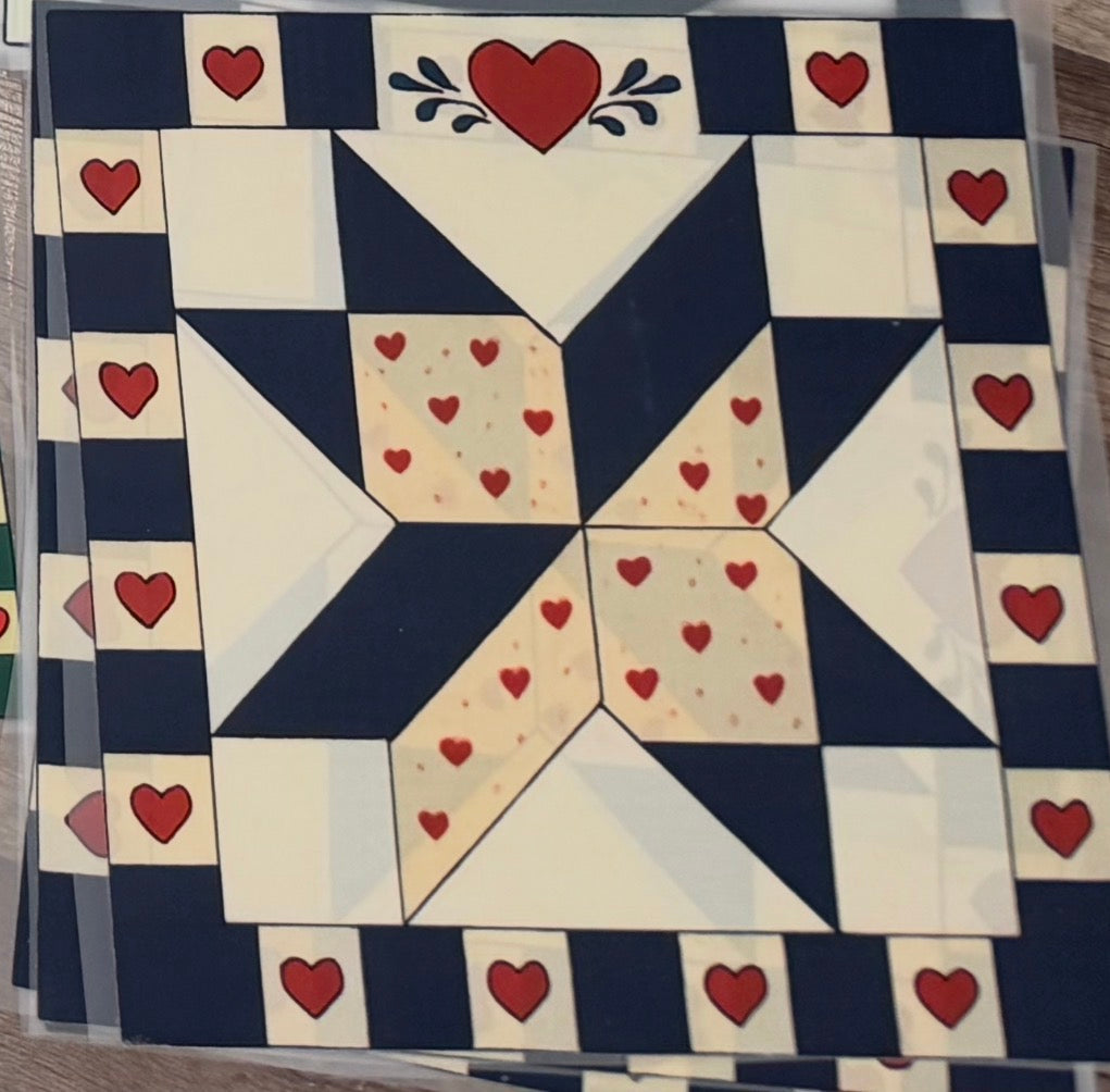 TSHIRT BAR- Thrifty Vintage Quilt Square