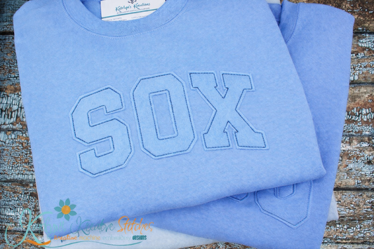 SOX monochrome embroidered sweatshirt