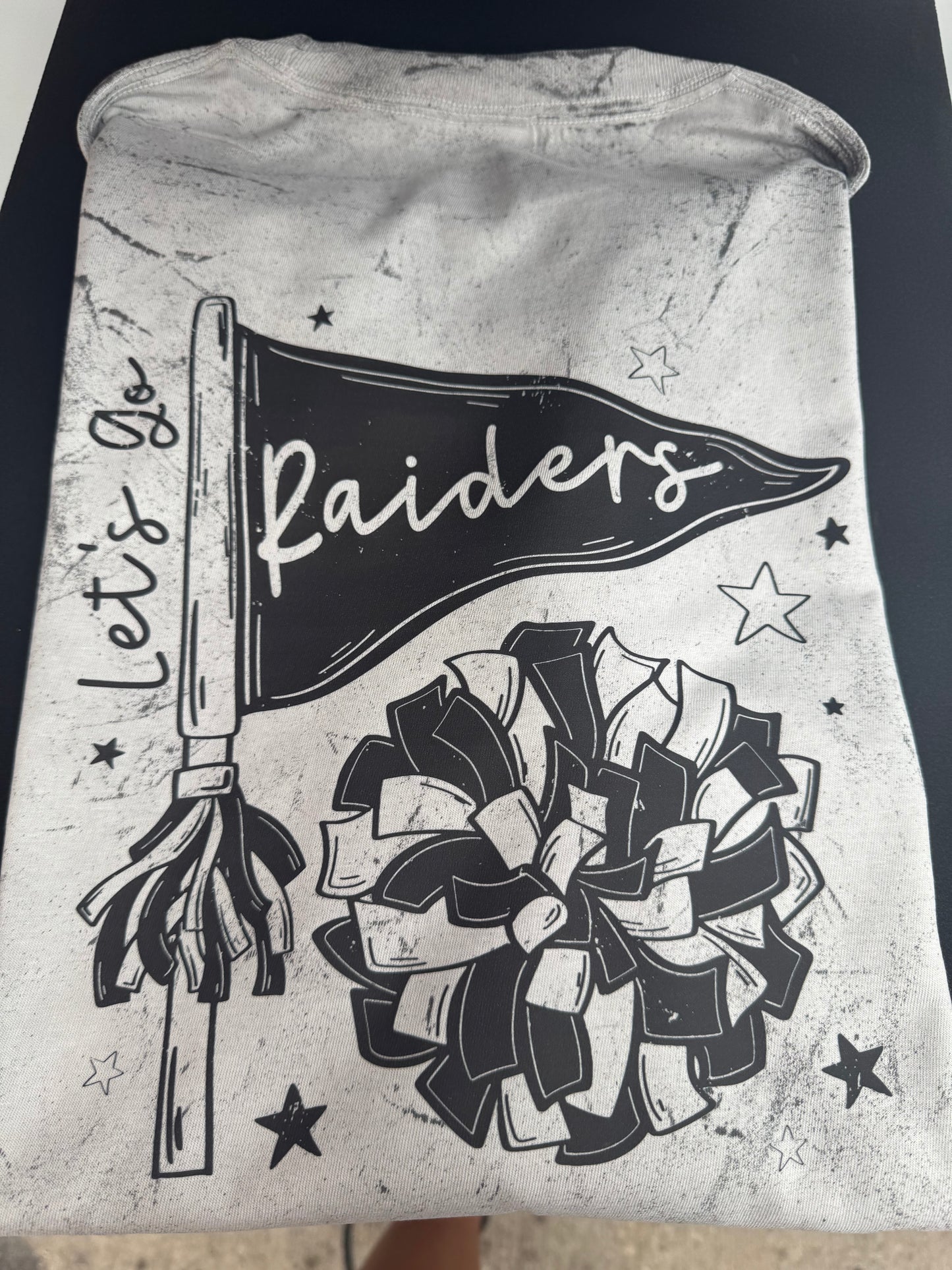 Let’s go raiders cheer COLORBLAST CC TEE
