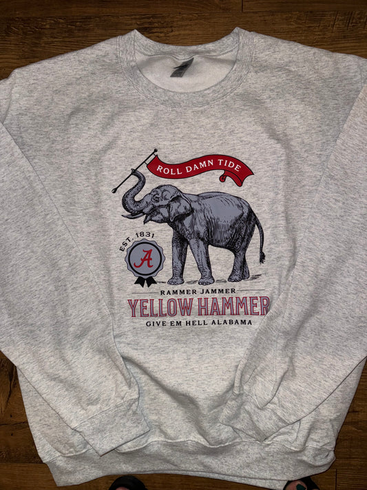 Alabama Yellow Hammer Rammer Jammer Sweatshirt